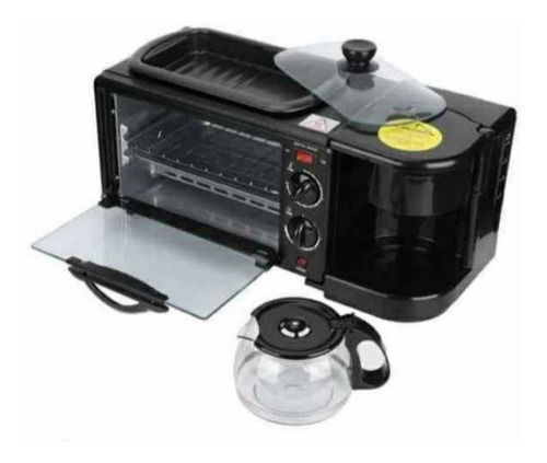 Horno Desayunador Cafetera Parrilla 3 En 1 / Multiuso Nuevo