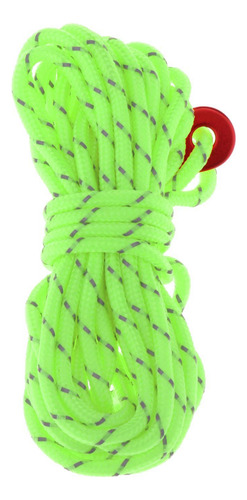 Paquete De 6 Cuerdas De 4mm Para Hombre, Verde Fluorescente