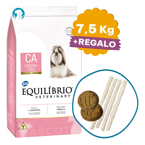 Alimento Equilibrio Veterinary Cardiac Perro 7,5 Kg
