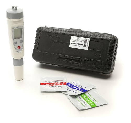 Imagen 1 de 2 de Medidor De Ph Y Temperatura Digital Agua Liquido Peachimetro