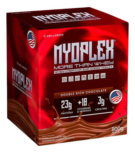 Myoplex Protein 20 Sachês De 40g (800g) Myoplex