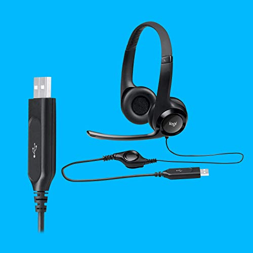 Auriculares H390 Logitech Usb+micrófono Con Cancelación De R