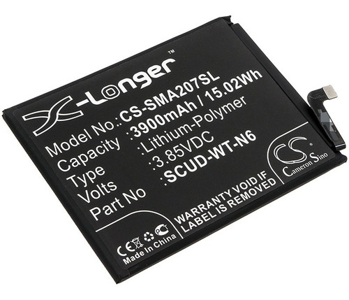 Bateria P/ Celular Samsung A20s 3900 Mah Part No Scud-wt-n6