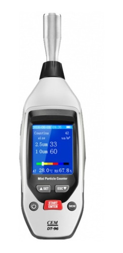 Cem Dt-96 Mini Contador De Partículas, Temperatura Y Humedad