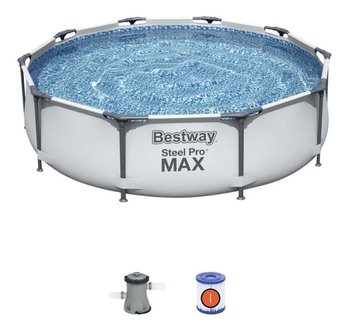 Alberca Redonda Steel Pro Max Bestway Modelo 56407