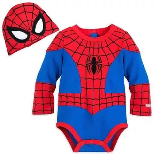 Spiderman Disfraz Enterizo Bebe Disney Store 18-24 Meses