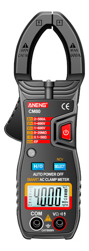 Pinza Amperimétrica Aneng Cm80 Con 4000 Conteos