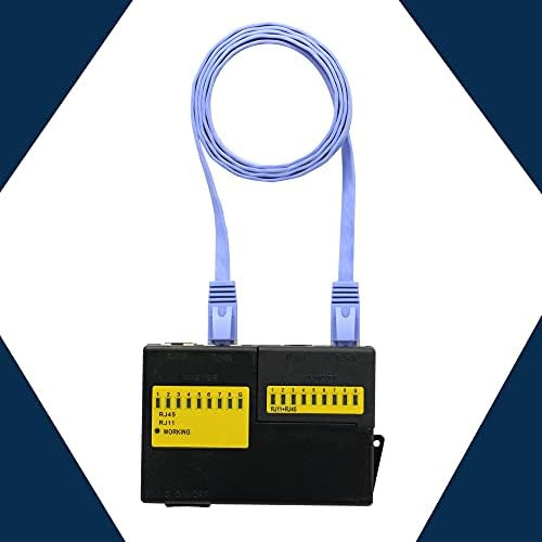 Qianrenon Probador De Cable De Red Rj45 Rj11 Rj12 Utp Probad
