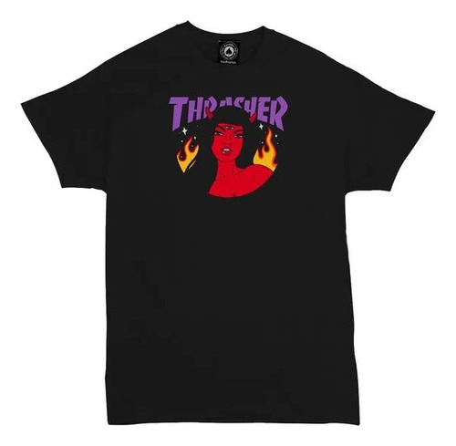 Remera Thrasher Modelo Rojo Logo Estampada Exclusiva