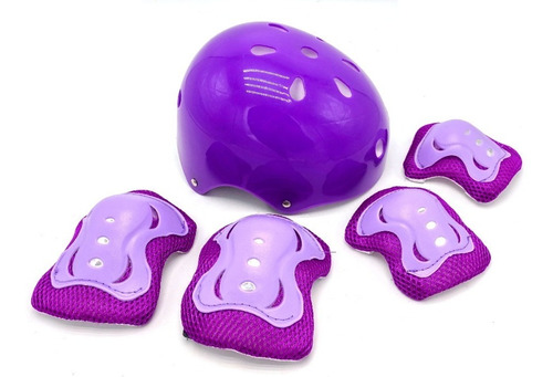 Imagem 2 de 4 de Kit Proteção Infantil Com Capacete Turma Da Aventura Unitoys