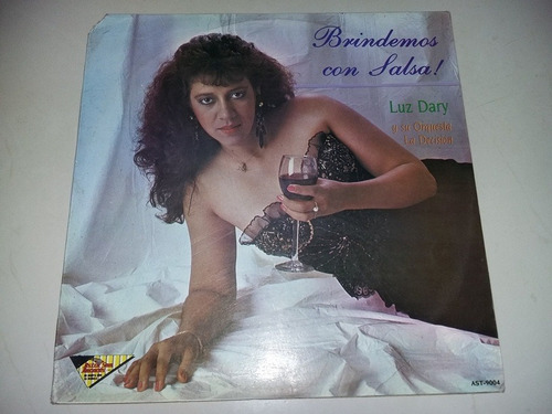 Lp Vinilo Disco Acetato Vinyl Luz Dary Brindemos Con Salsa