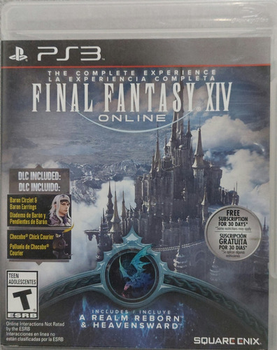 Final Fantasy Xiv Online / Ps3 / *gmsvgspcs* (Reacondicionado)