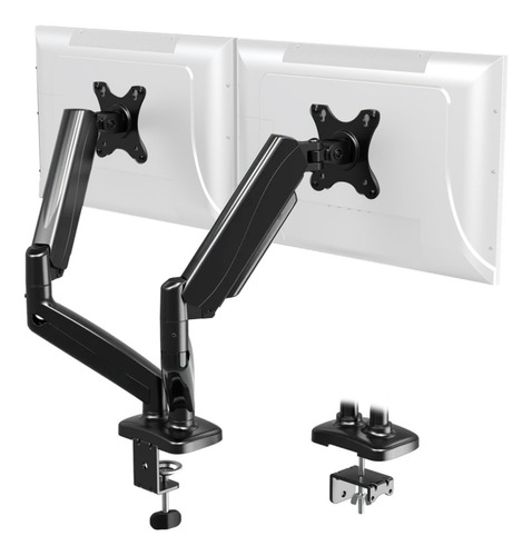 Soporte Monitor Doble Brazo Hidraulico De Escritorio 13 A 29