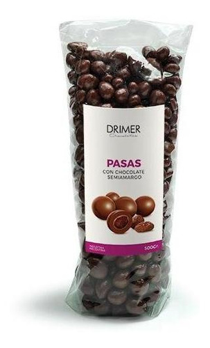 Drimer Pasas De Uva Con Chocolate Semiamargo 500g