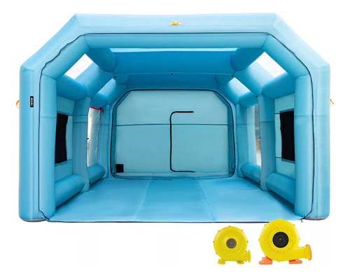 Vevor Cabina Inflable Para Pintar Cuarto De Pintura 8x4x3 M