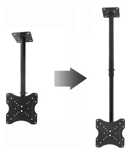Soporte Techo Pared Ajustable Base 26 A 60