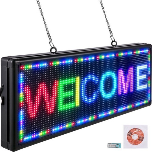 Letreros Led Luminosos Programables 2mx0,40cm - Publicidad