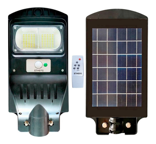 Luminaria Solar Luz Led 30w Control Sensor Y Fotocelula Ext