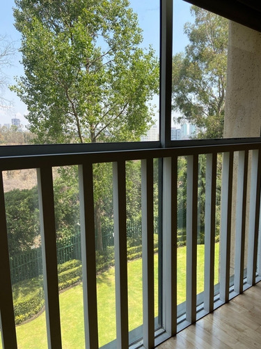 Exc. Depto En Renta Con Terraza Y Vista Arbolada La Loma S