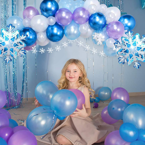 Globos Frozen Set De Arcos Decoracion Cumpleaños Para Fiesta