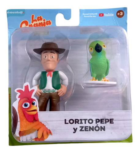 Lorito Pepe Y Zenon Figuras Granja De Zenon Original