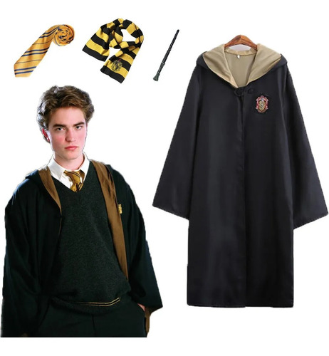 Disfraz De Toga Túnica De Harry Potter Cosplay Gryffindor