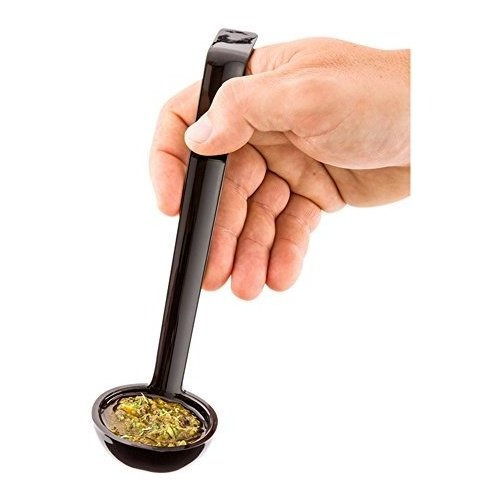 1 Ounce Serving Ladle, 1 Hook Handle Portion Ladle - Dishwas