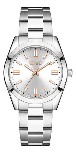 Reloj De Pulsera Enso Para Dama Ew1060l1 Acero