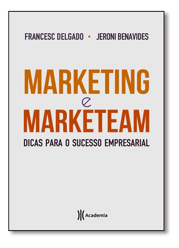 Livro Marketing E Marketeam