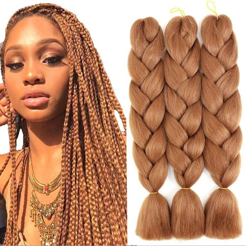 Peluca De Pelo Natural Trenzas Grandes Peluca Mujer Rastas