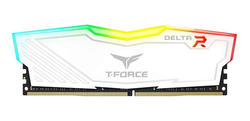 Memoria Ram Rgb Gamer 8gb Teamgroup T-force Delta Blanca