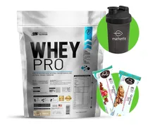 Comprar Proteina Whey Pro 3kg Vainilla Un + Shaker + 02 Snacks