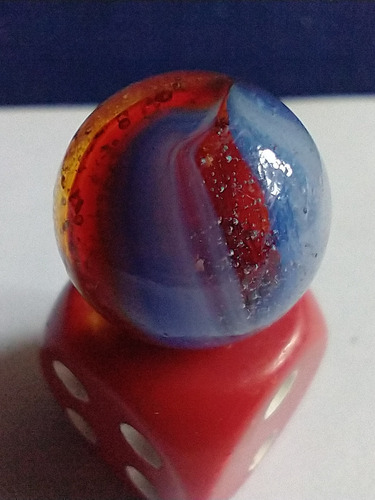 Canica Ojo De Gato Azul 13mm (Usado)