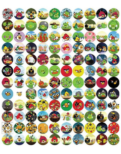 Coleccion Completa De 120 Tazos Angry Birds Unica!!!