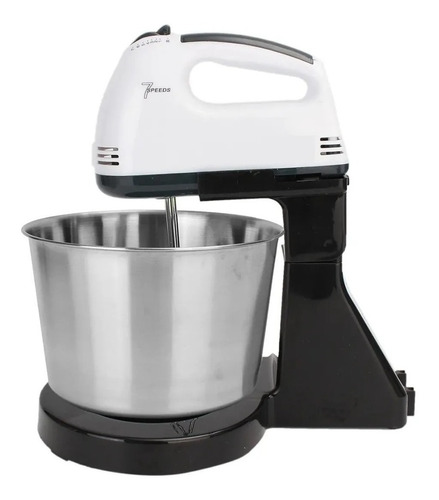 Batidora Pedestal Haeger 250w 7 Velocidades Con Bowl Color Blanco