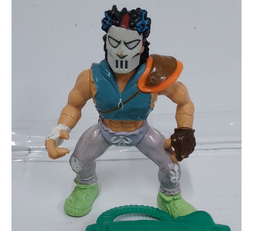 Tmnt Casey Jones C Bio Card 1989 Playmates Vintage Fig134