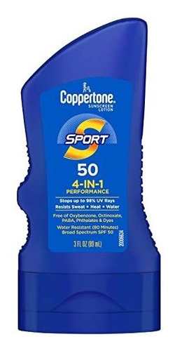 Protector Solar Coppertone Sport Spf 50, Resistente Al Agua