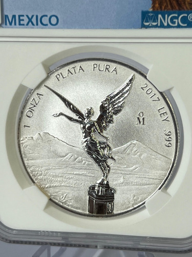 Onza De Plata Libertad. 2017. México. Pl 70. Mate Brillo