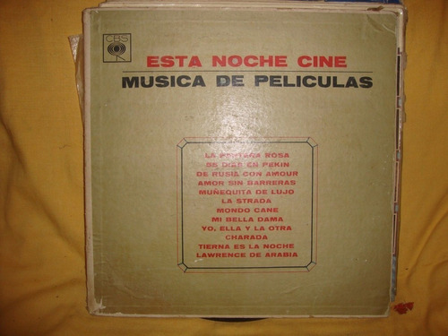 Vinilo Esta Noche Cine Musica De Peliculas Bs1