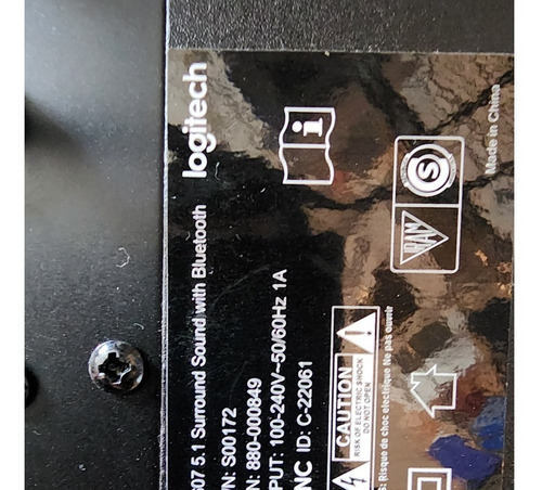 Imagen 8 de 8 de Parlantes 5.1 Logitech Z607 Bluetooth Usb + Control Remoto