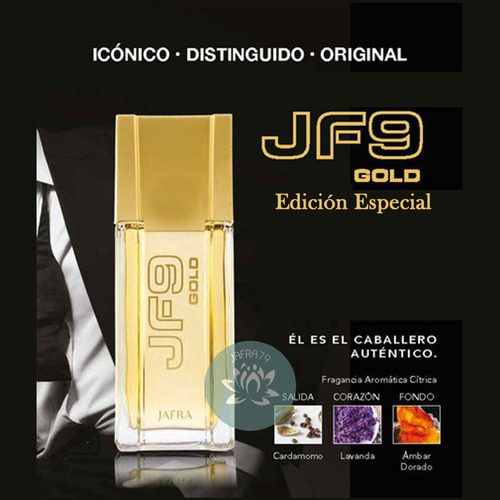 Jf9 Perfume Jafra Gold, Red Intense, Blue 2.0 Originales