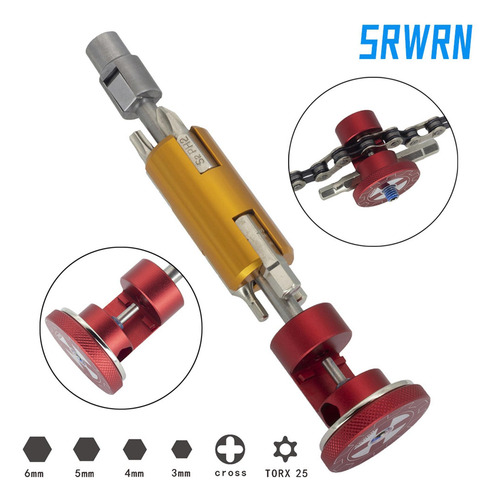 Herramienta De Reparación Portátil 6 En 1 T25 De Rojo