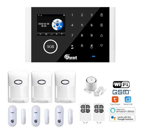 Kit Alarma Casa Negocio Gsm Configurada Lista Para Colgar 