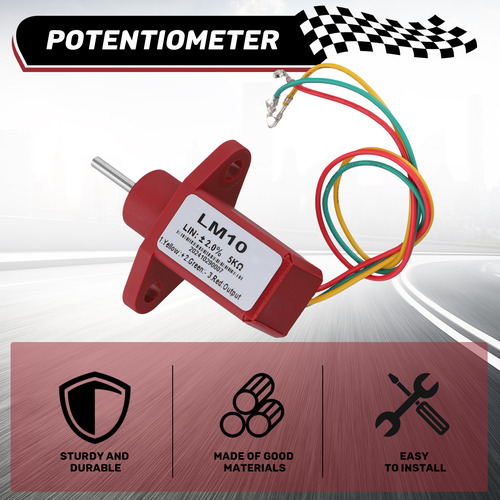 Sensor Potenciómetro De Dirección Eps Lm10/3m29, 3 Cables, 5