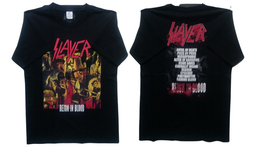 Slayer Playera Manga Corta Reing In Blood Talla M T-shirt