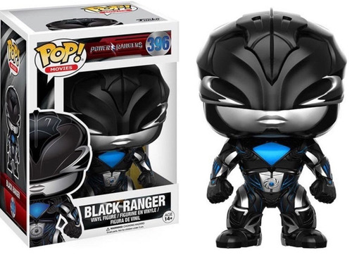 Funko Pop! Movies. Power Rangers- Black Ranger 396