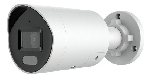 Câmera IP Bullet de 4 MP, cor 24/7, lente Poe, 2,8 mm, luz branca, 40 m, cor branca