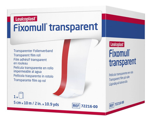 Pelicula Fixomull Imperm.5cm Transp