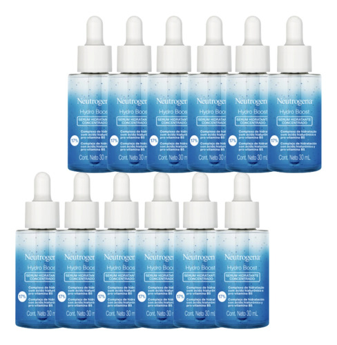 Combo X12 Neutrogena Serum Concentrado Hydro Boost 30 Ml