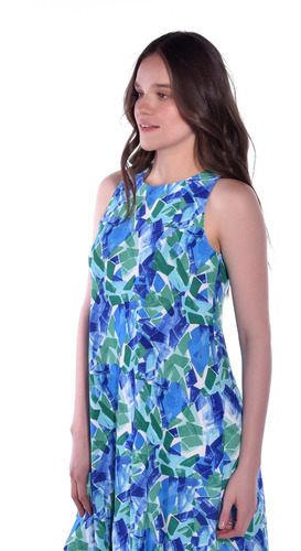 Vestido Chaps Mujer Azul 260714078-2wz5